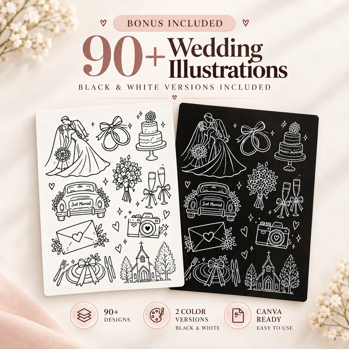 Wedding Website Template with RSVP (Burgundy - Lace Envelope 01)