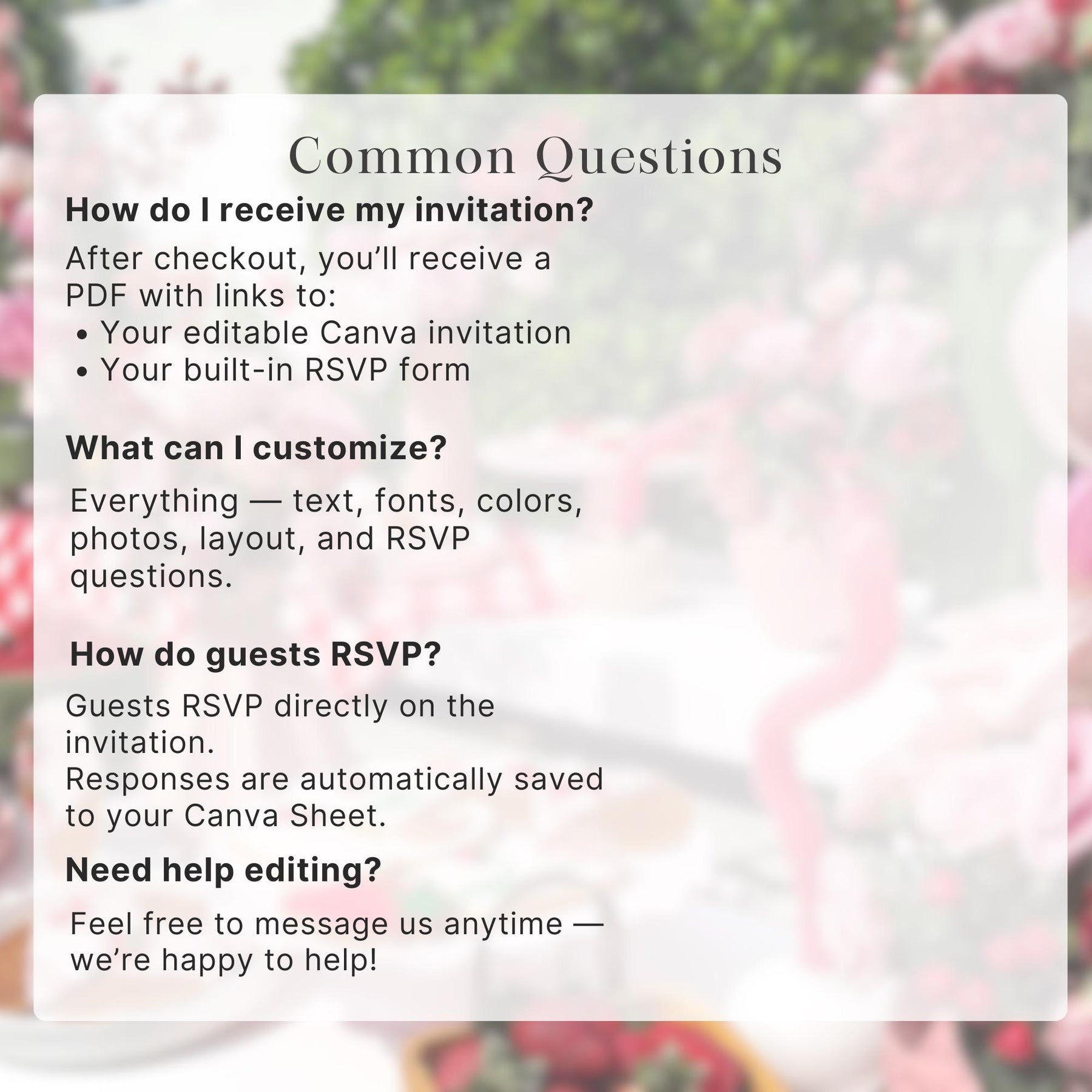 Berry Sweet Baby Shower Invitation Website Template | Editable Canva Invite with RSVP