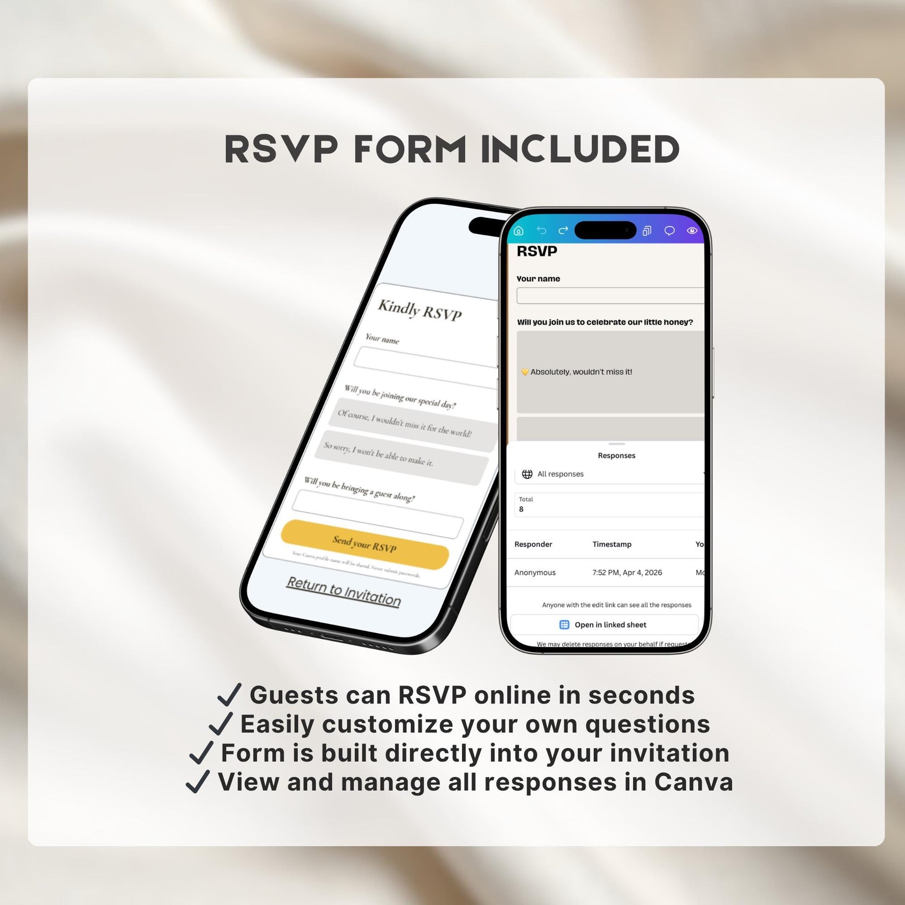 Construction Birthday Invitation Website with RSVP | Editable Canva Template, Truck Party Invite