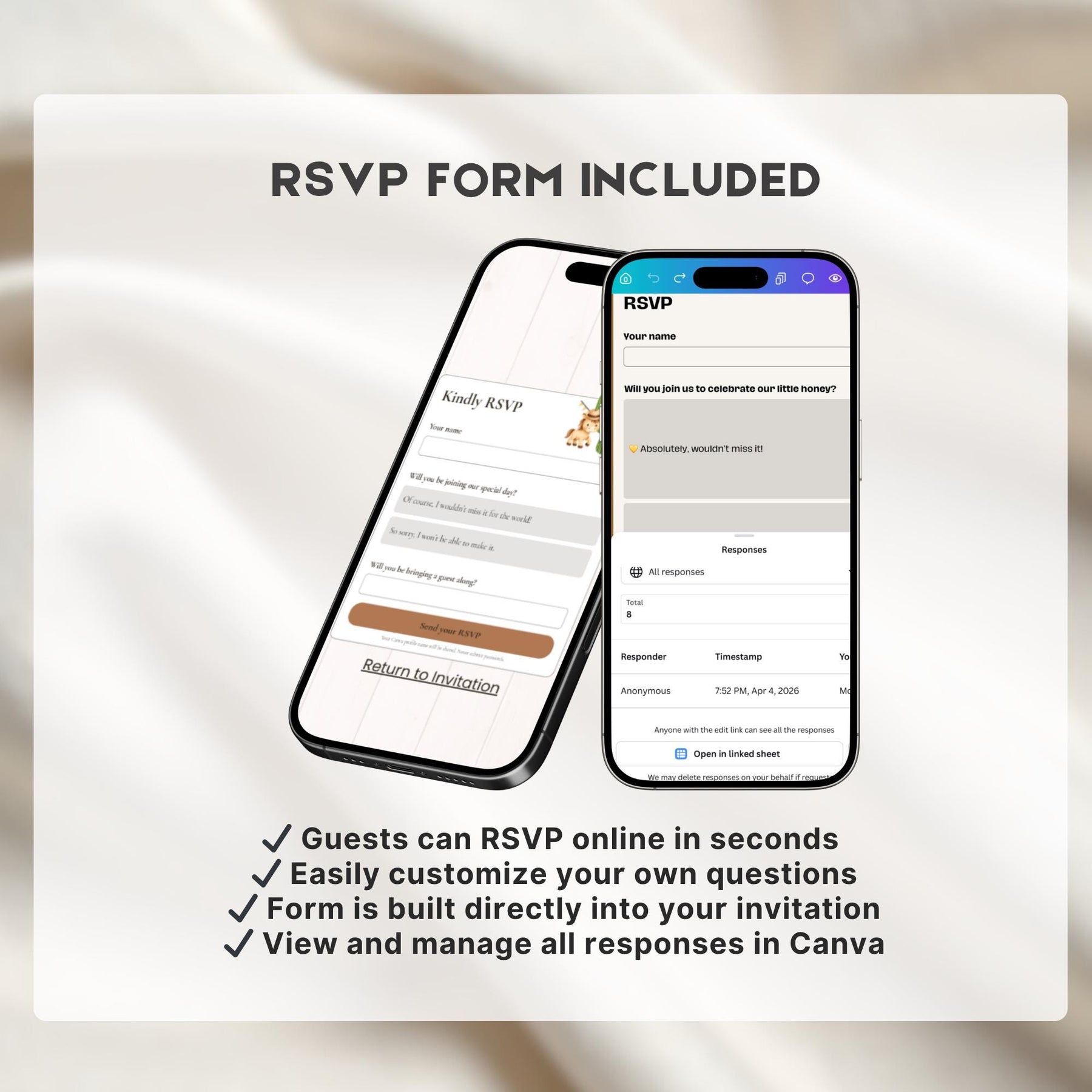 Cowboy Baby Shower Invitation Website with RSVP | Editable Canva Template, Little Cowboy Rodeo Theme, Digital Invite