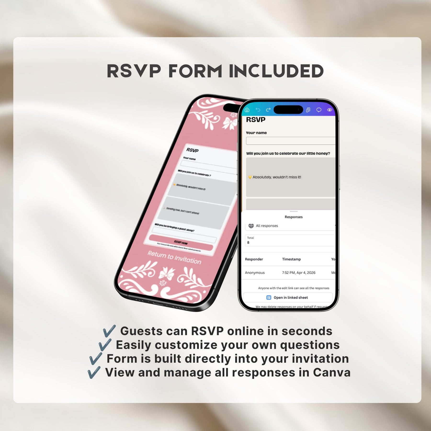 Pink Cielito Lindo Baby Shower Website Invitation, Mexican Baby Shower Invite Template, Editable Canva Design, RSVP, Papel Picado Theme