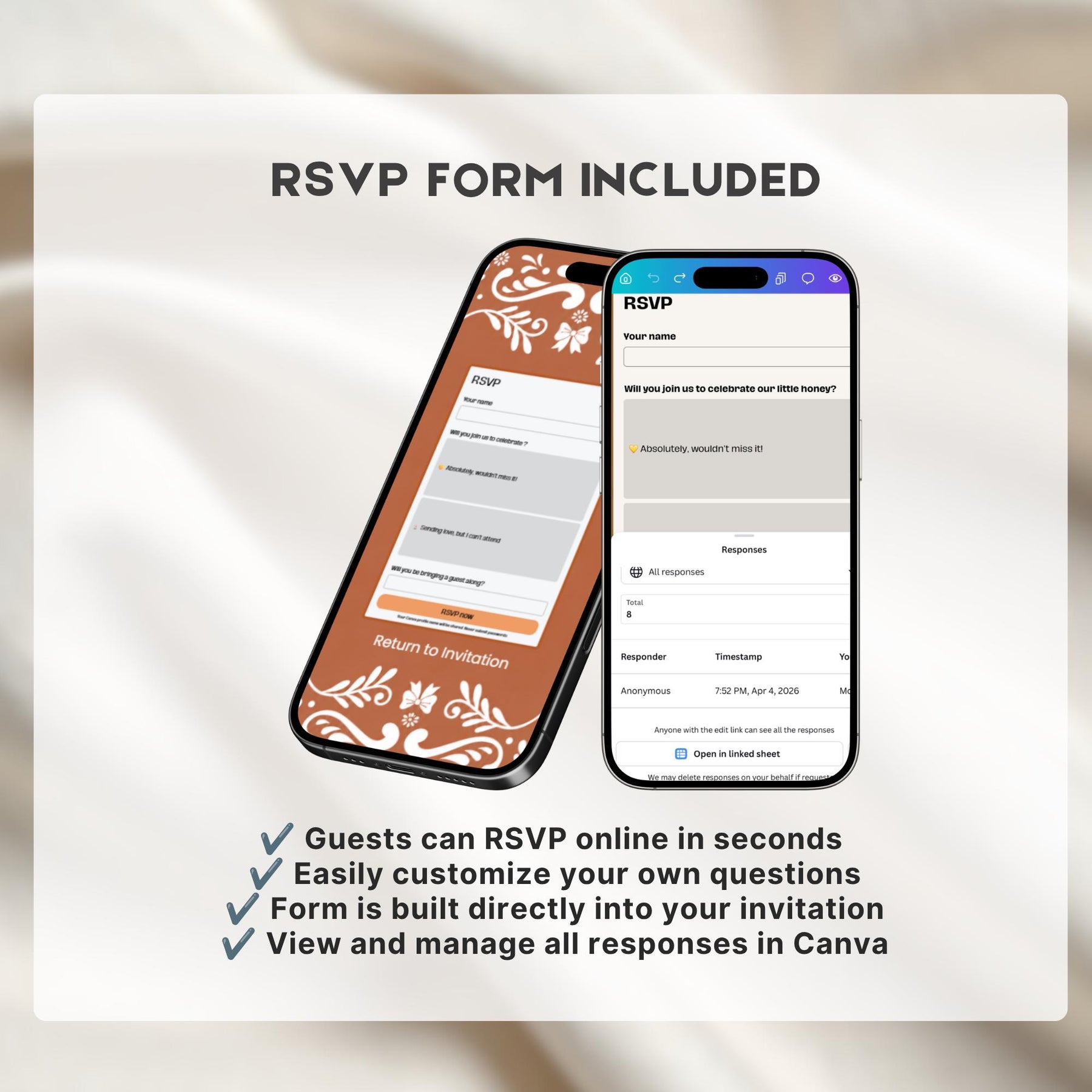 Cielito Lindo Baby Shower Website Invitation, Orange Mexican Invite, Editable Canva Template, RSVP, Papel Picado Theme