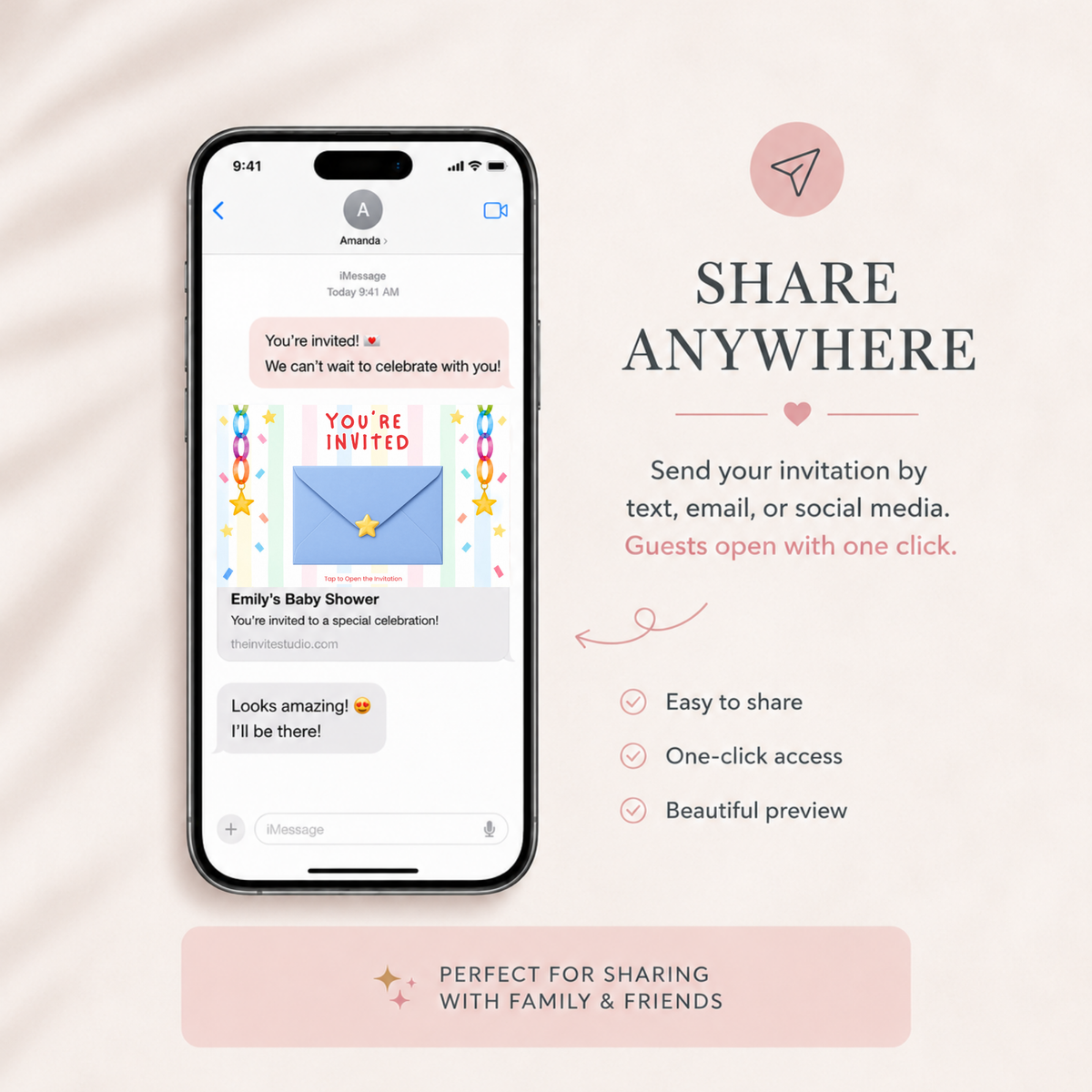 It’s Fun to Be One 1st Birthday Website Invitation | Editable Canva Template with RSVP
